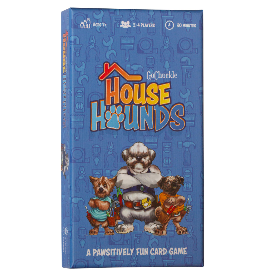 HOUSE HOUNDS by GoChuckle - A Construction Themed Card Game For Kids and Adults